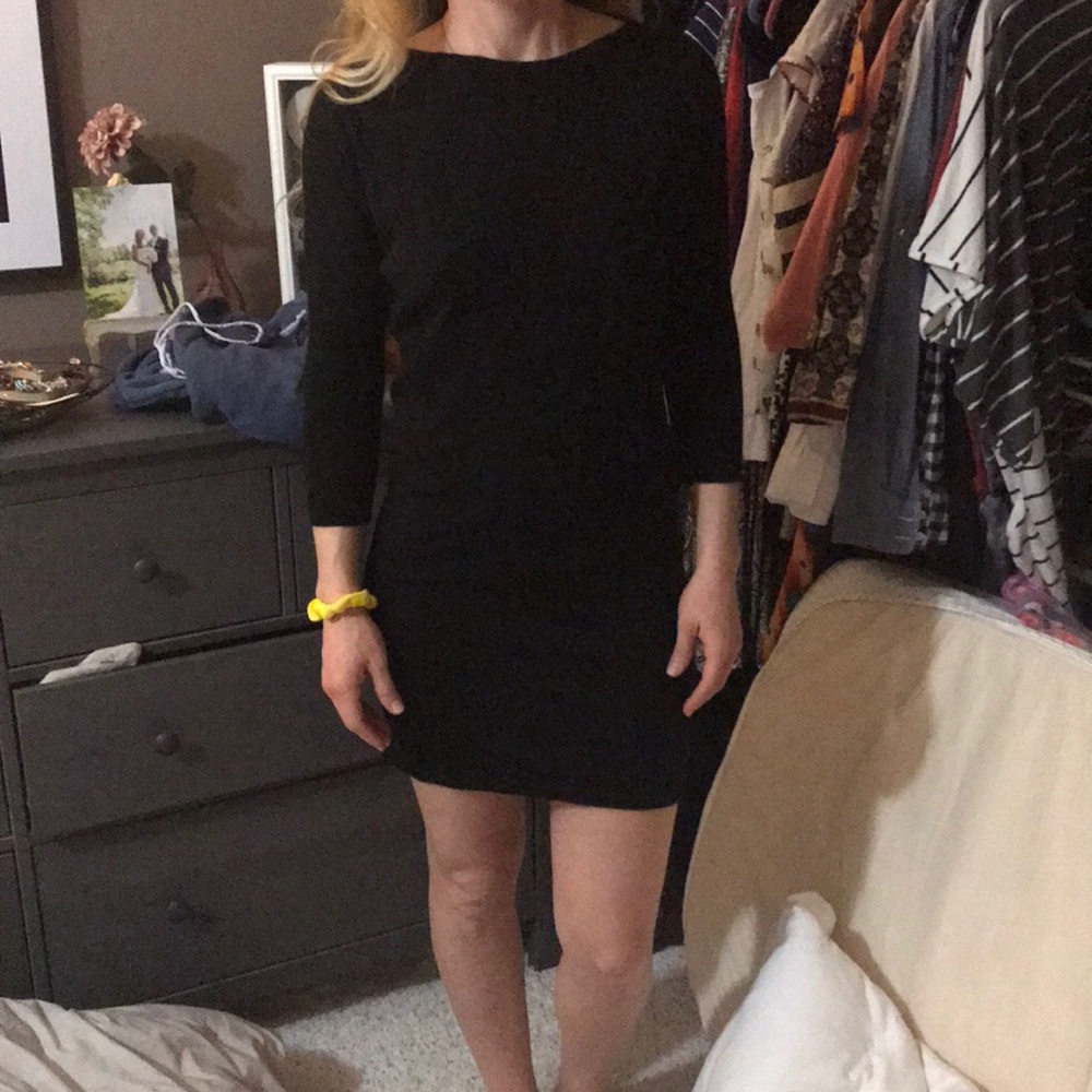 Wool sweater dress